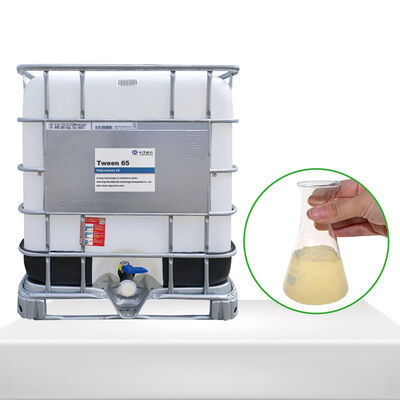 99.9% Polysorbate 65 Polissorbato 65 Polyoxyethylene 20 Sorbitan Tristearate Surfactant